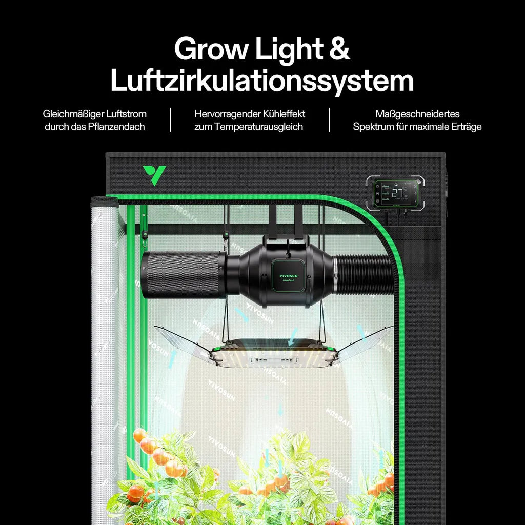 VIVOSUN - Smart Grow Kit 80x80x200 (Komplettset)