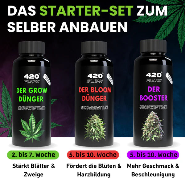 420Flow - Das Starter Set Grow, Bloom & Booster