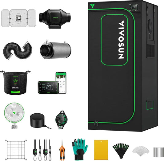 VIVOSUN -  Smart Grow Kit 80x80x200 (Komplettset)