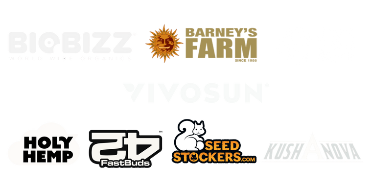 Biobizz Barneys Farm Royal Queen Seeds Vivosun Holy Hemp Fastbuds Seedstockers Kushanova
