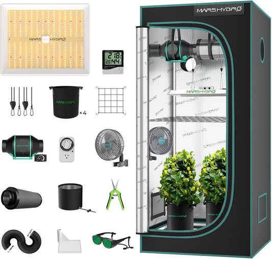 Mars Hydro - Growbox Komplett Set 80x80x160cm